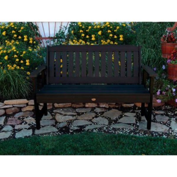 Highwood Usa Highwood® Lehigh 5' Outdoor Bench, Black AD-BENW1-BKE